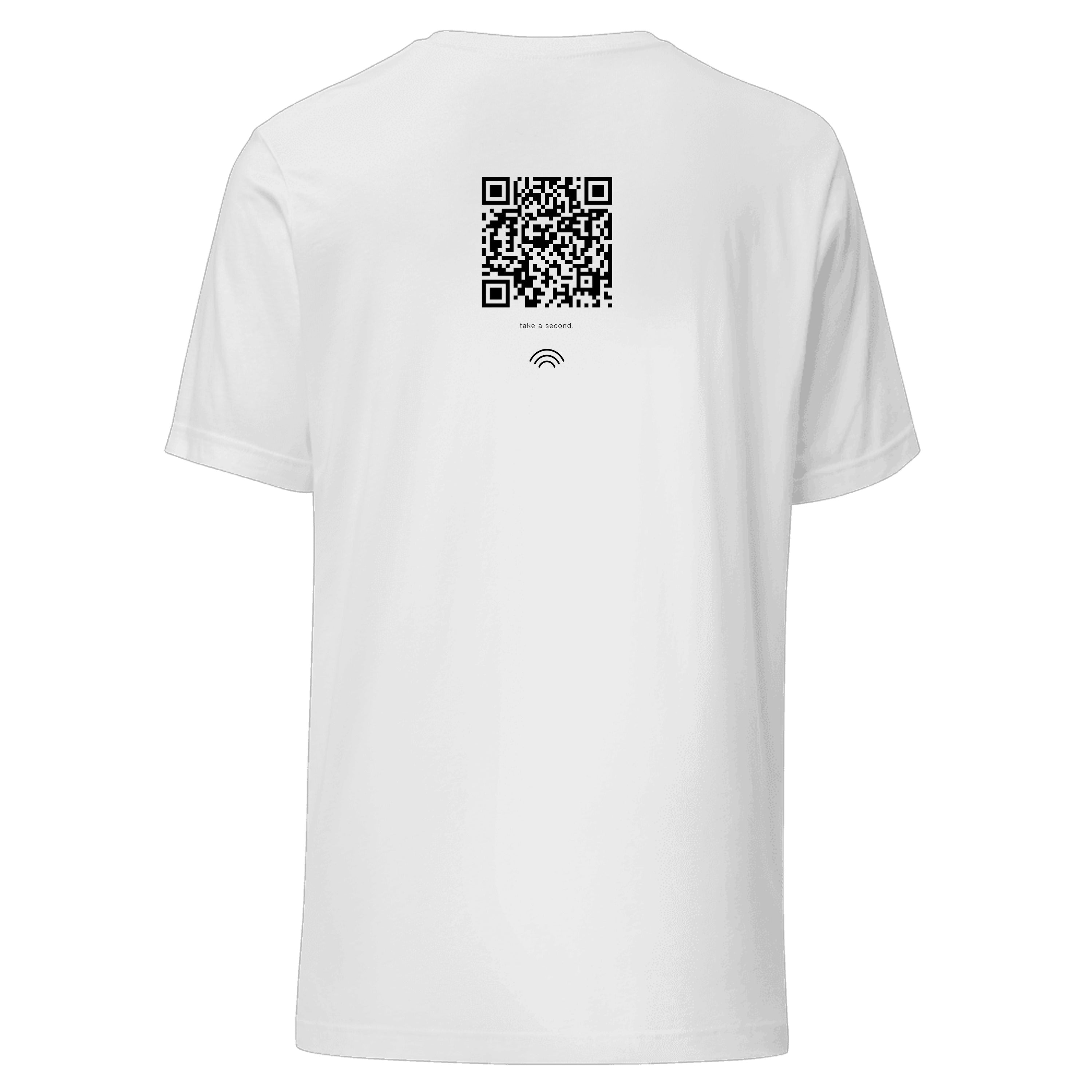 white-shirt back — QR code